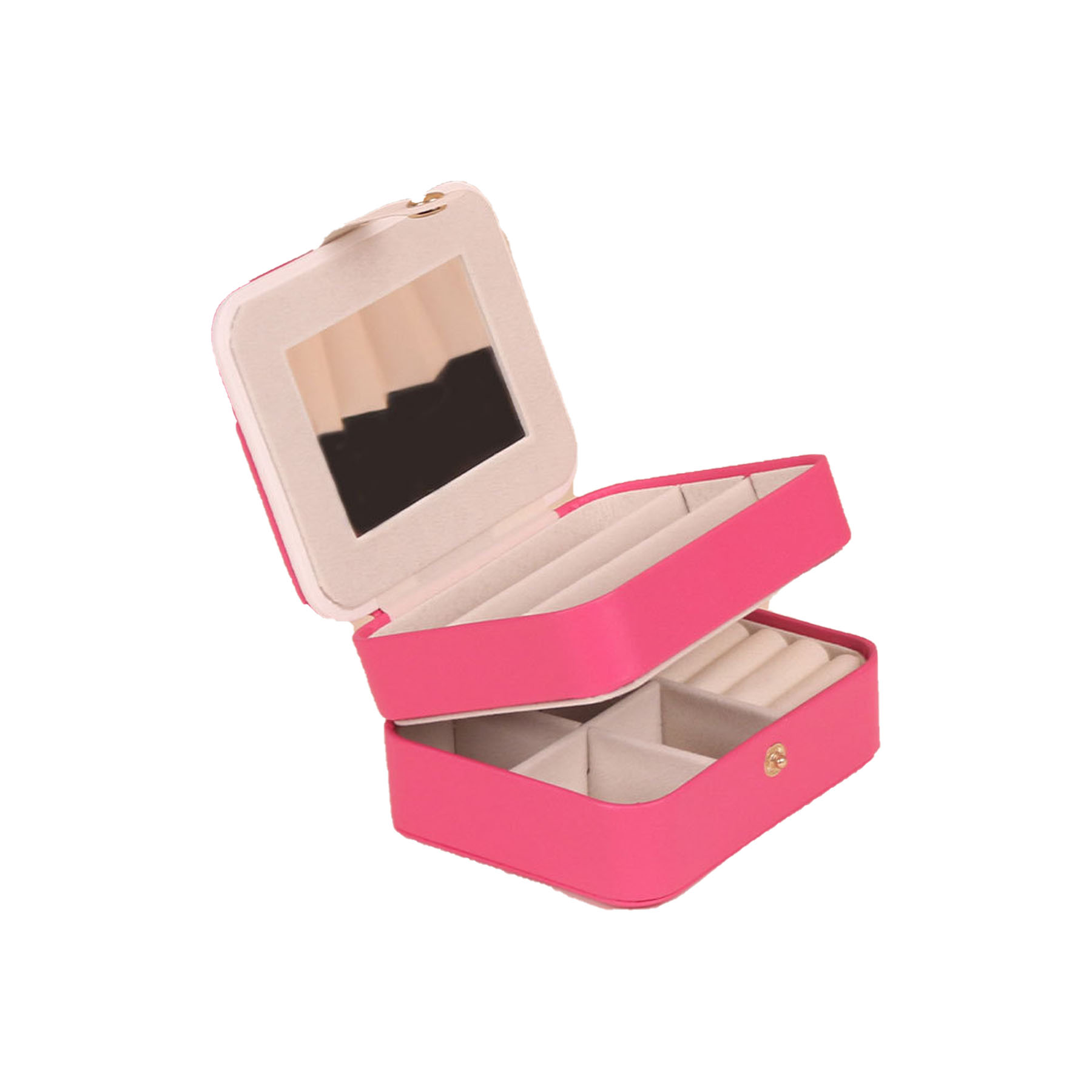 Multifunctional Leather Jewelry Box 3