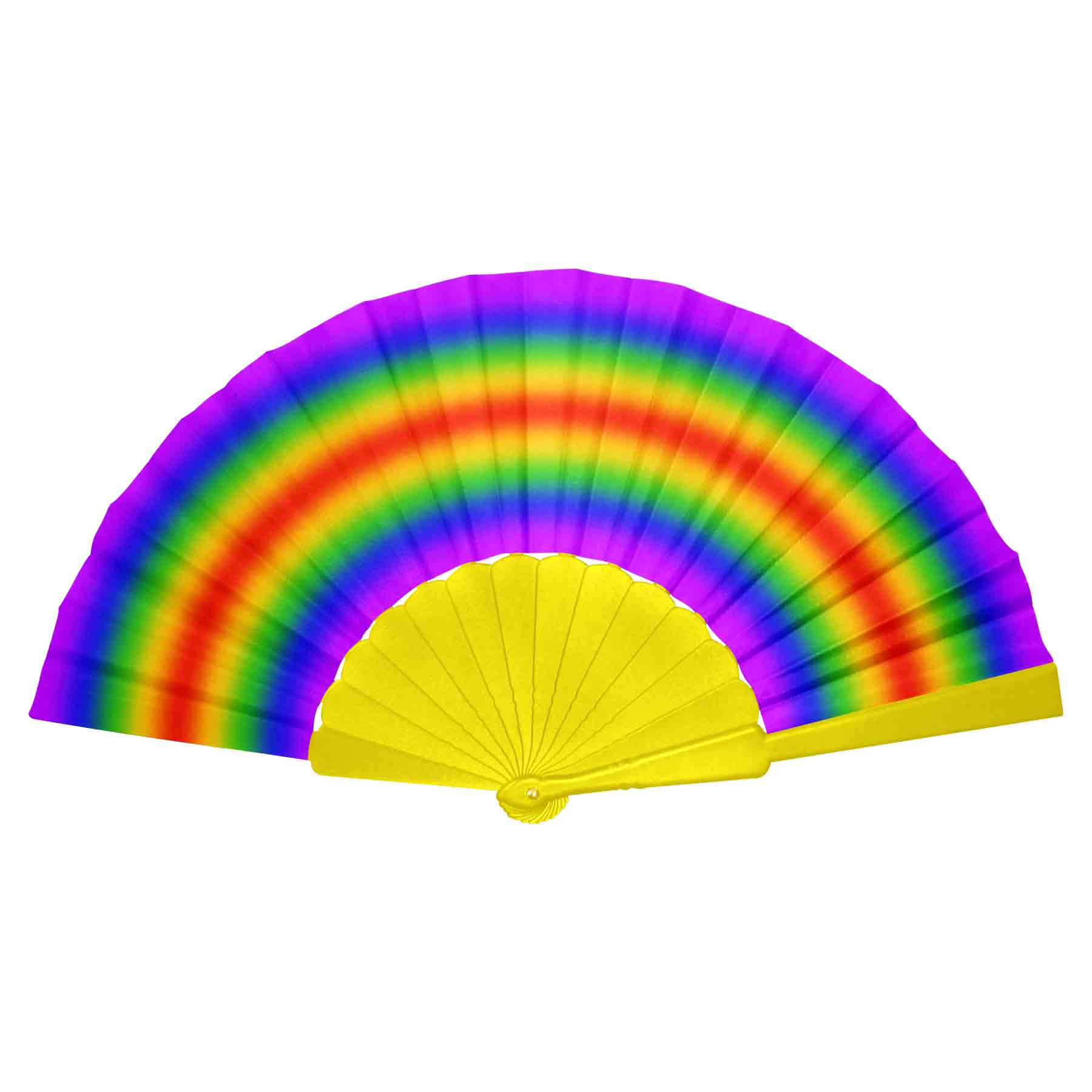 9" Plastic Folding Hand Fan 6