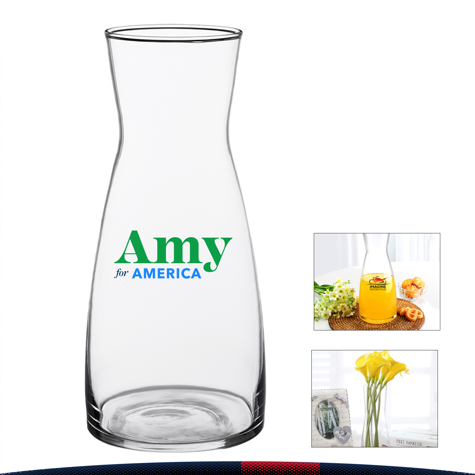 32 oz. Crystal-Clear Glass Decanter 3