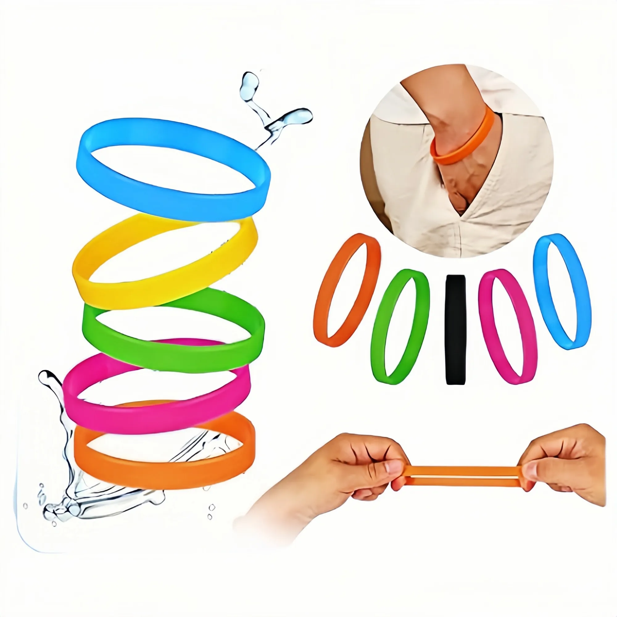 Silicone Wristbands - Assorted Colors 5