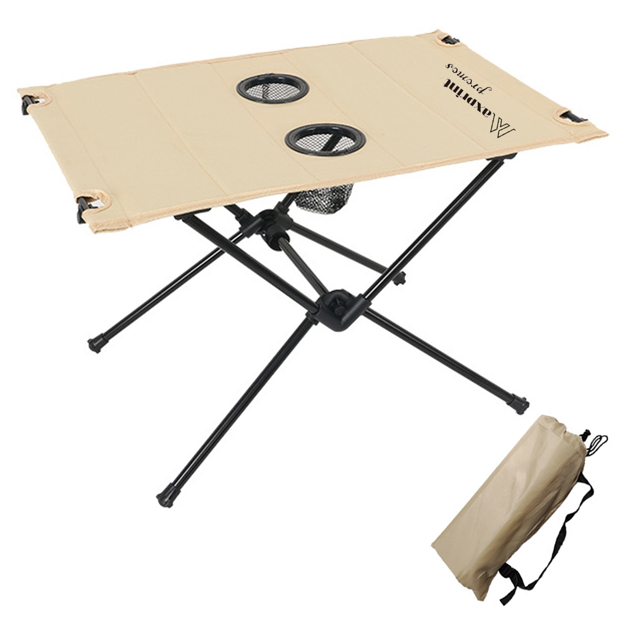 Portable Camping Table with 2 Cup Holders 2