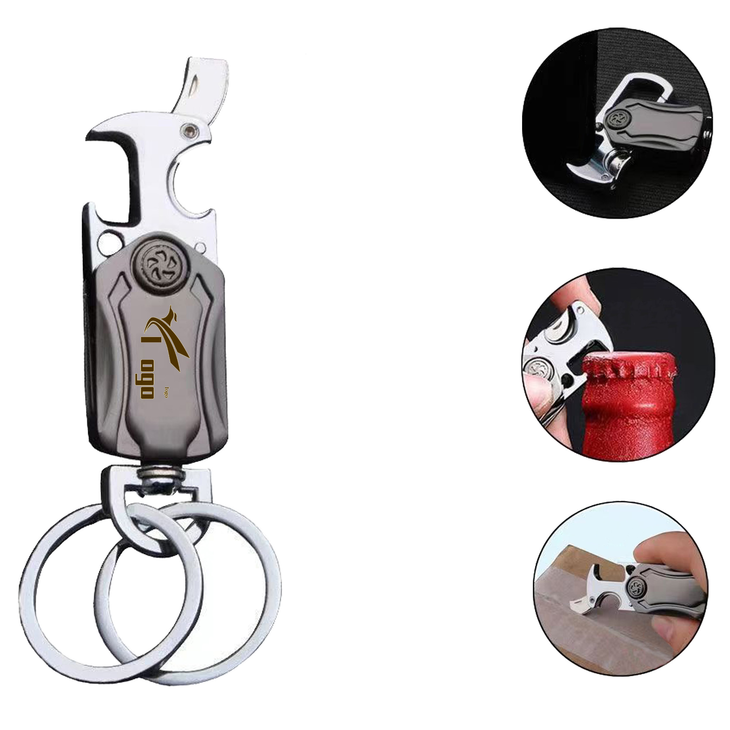 Keychain with Multi-Purpose Function 1