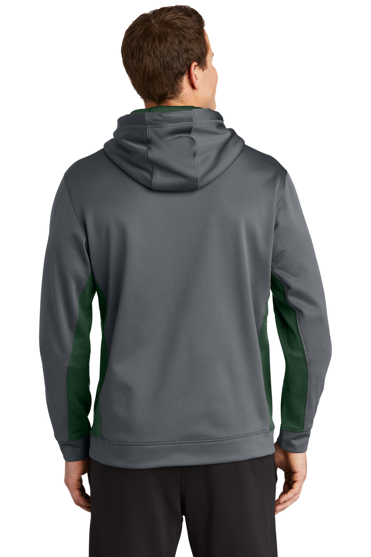 Sport-Tek Sport-Wick Fleece Colorblock Hooded Pullover. ST235 57