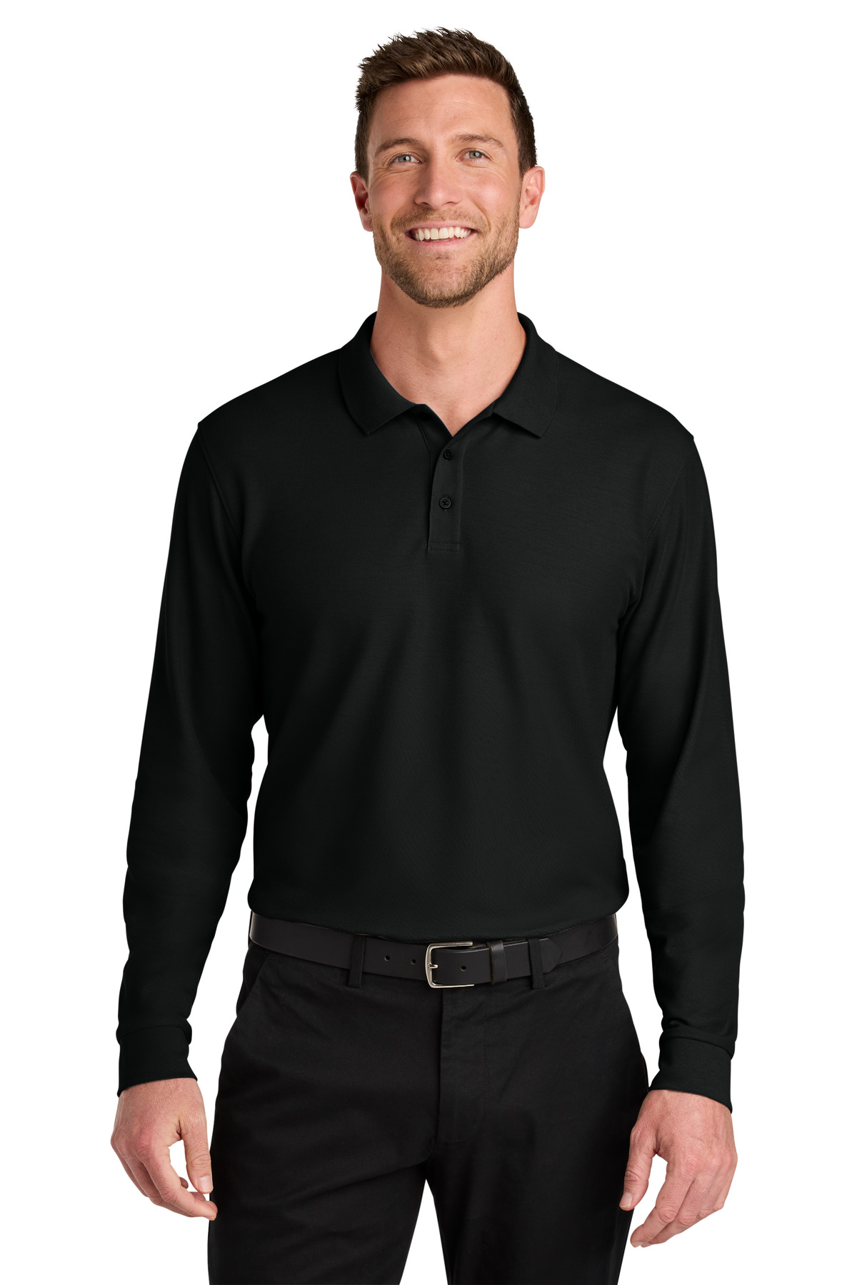 Port Authority Wearever Signature Pique Long Sleeve Polo K200LS 47