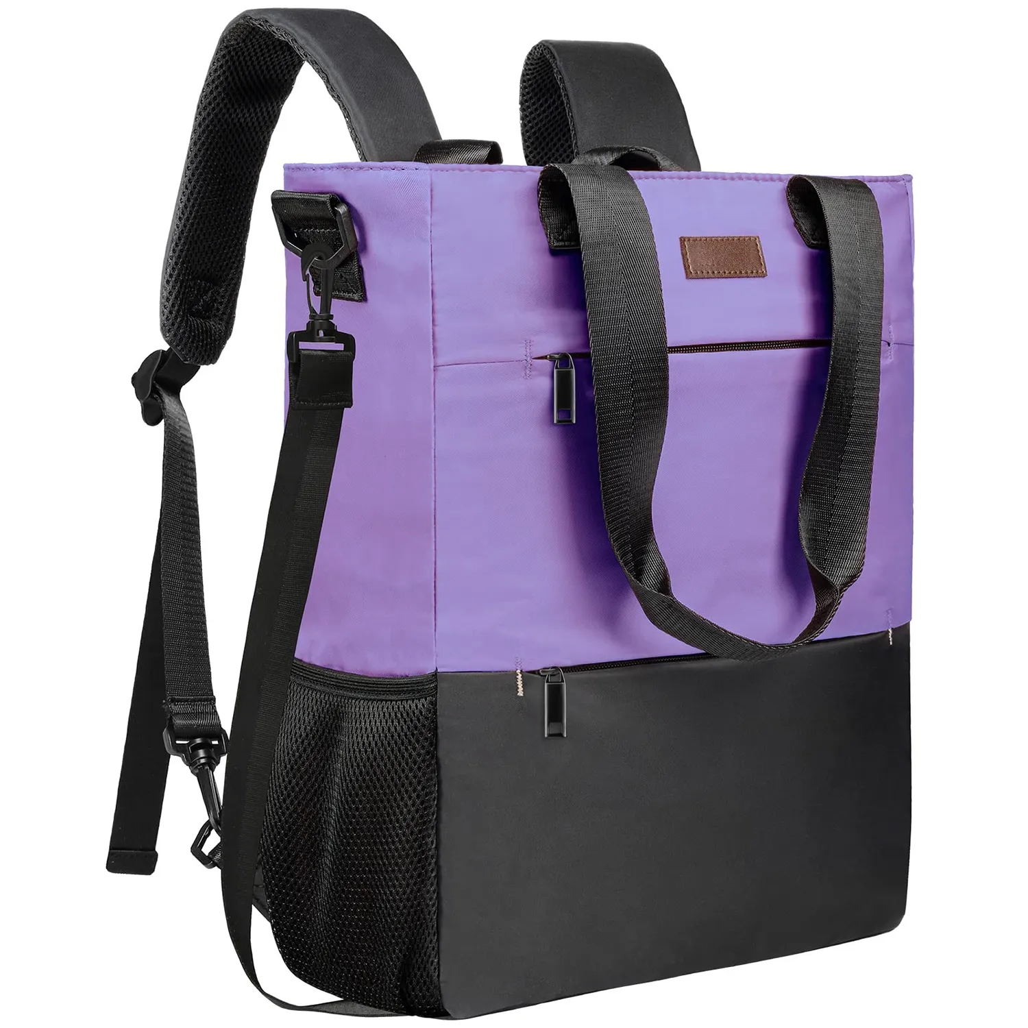 Convertible Women Laptop Water Resistant Casual Backpack 3