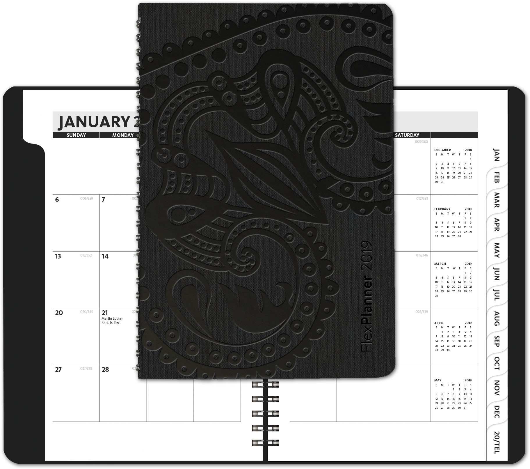 FlexPlanner™ - Medium Prestige (Wrap) Monthly Calendar 2