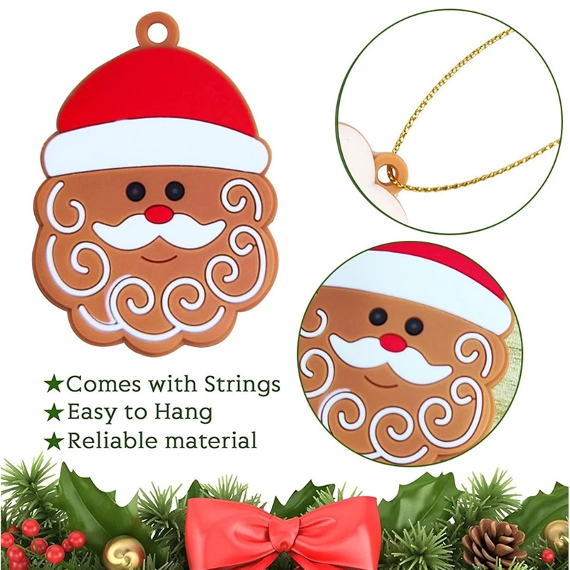 14Pcs Gingerbread Man Ornaments For Christmas Tree 3