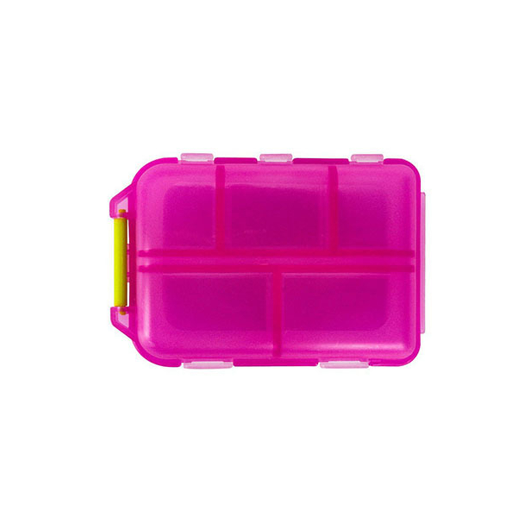 Double Layer Ten Compartment Pill Case 3.78" Length X 2.52" Width X 1.22" Height 4