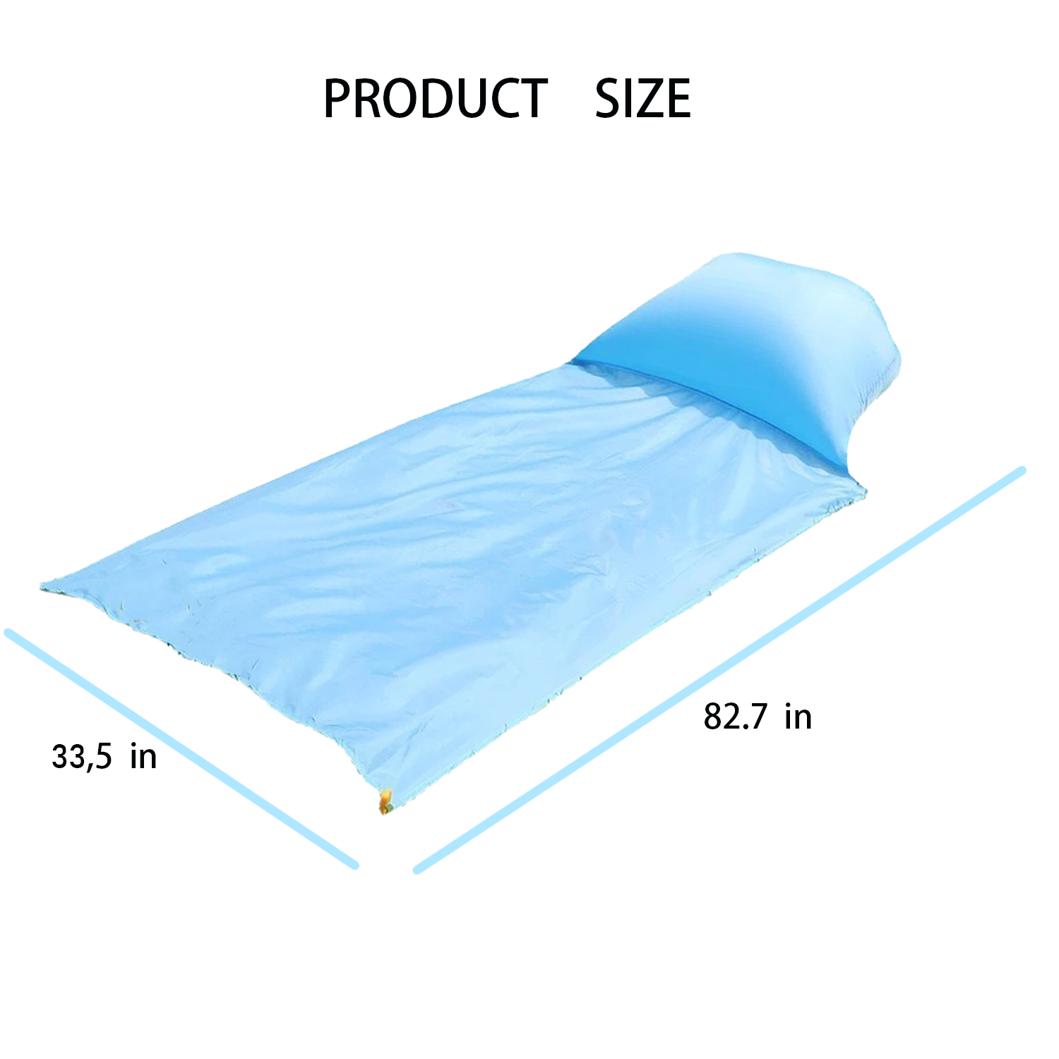 Beach Mat w/ Inflatable Pillow 3