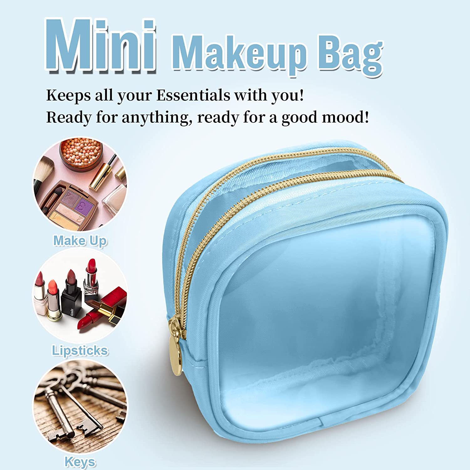 Clear Mini Travel Makeup Bag 9