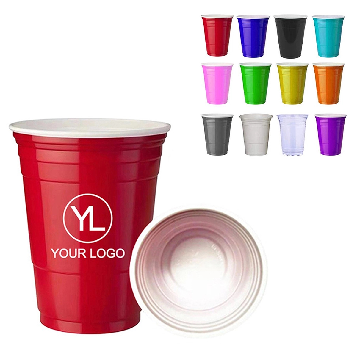 16 oz. Disposable Plastic Double Wall Party Cup