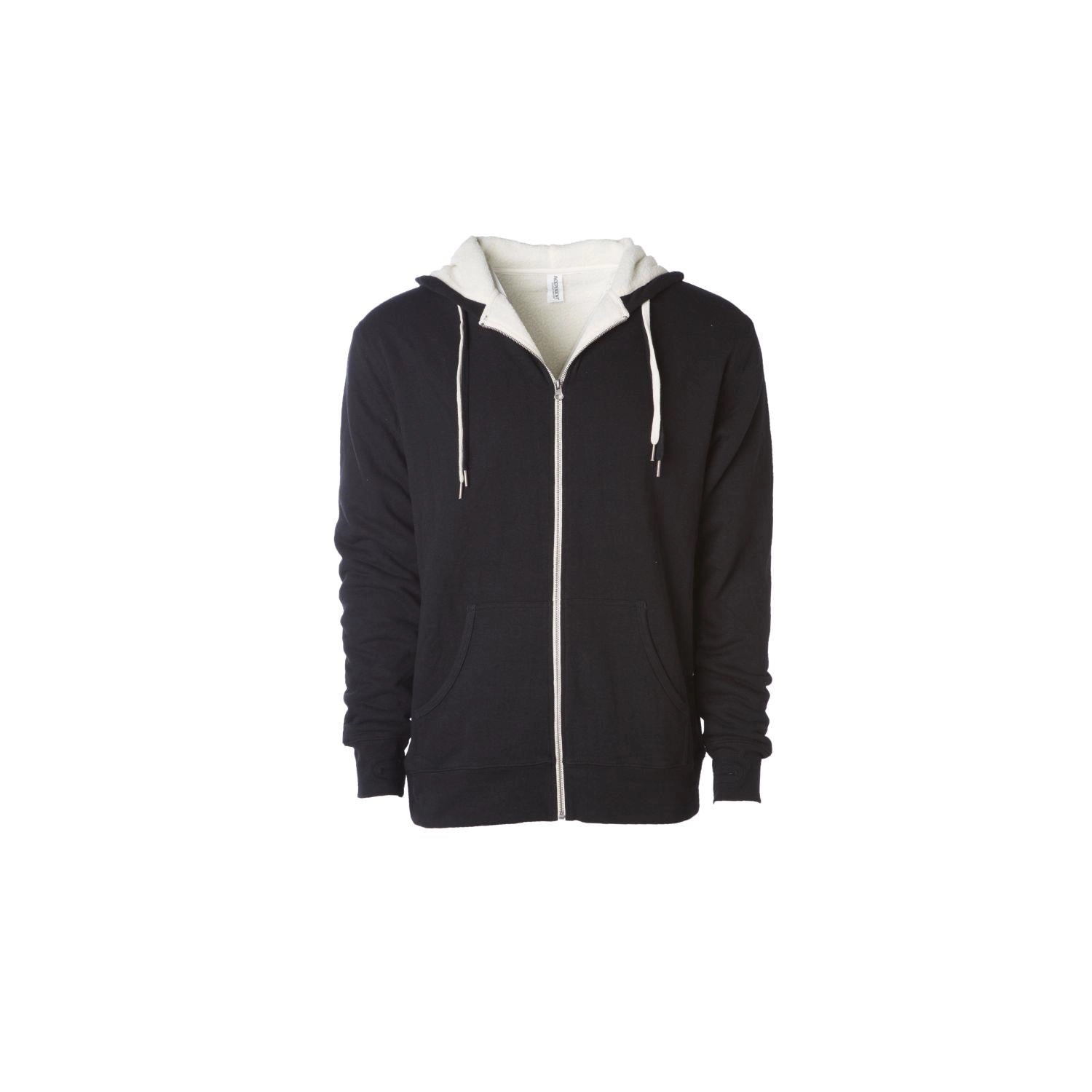 Unisex Heavyweight Sherpa Lined Heather Zip Hood 4