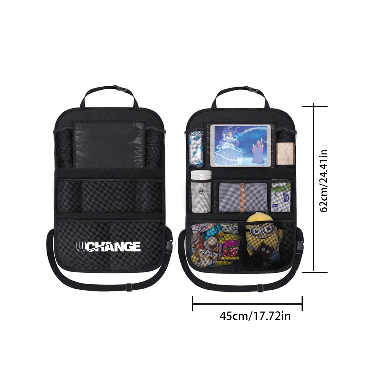 Car Seat Back Organizer With Tablet Pocket 2