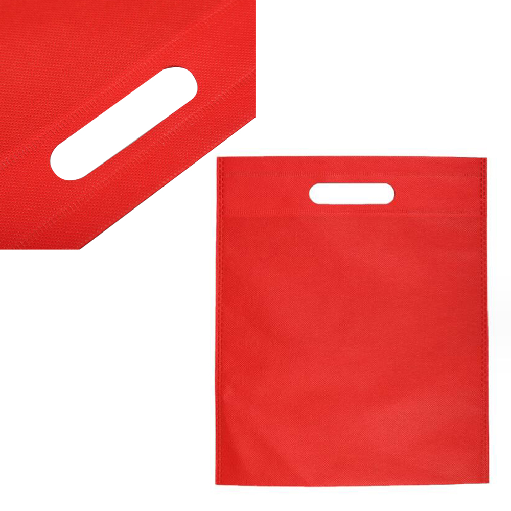Die Cut Non Woven Bag 10" W x 13" H x 4" D 6