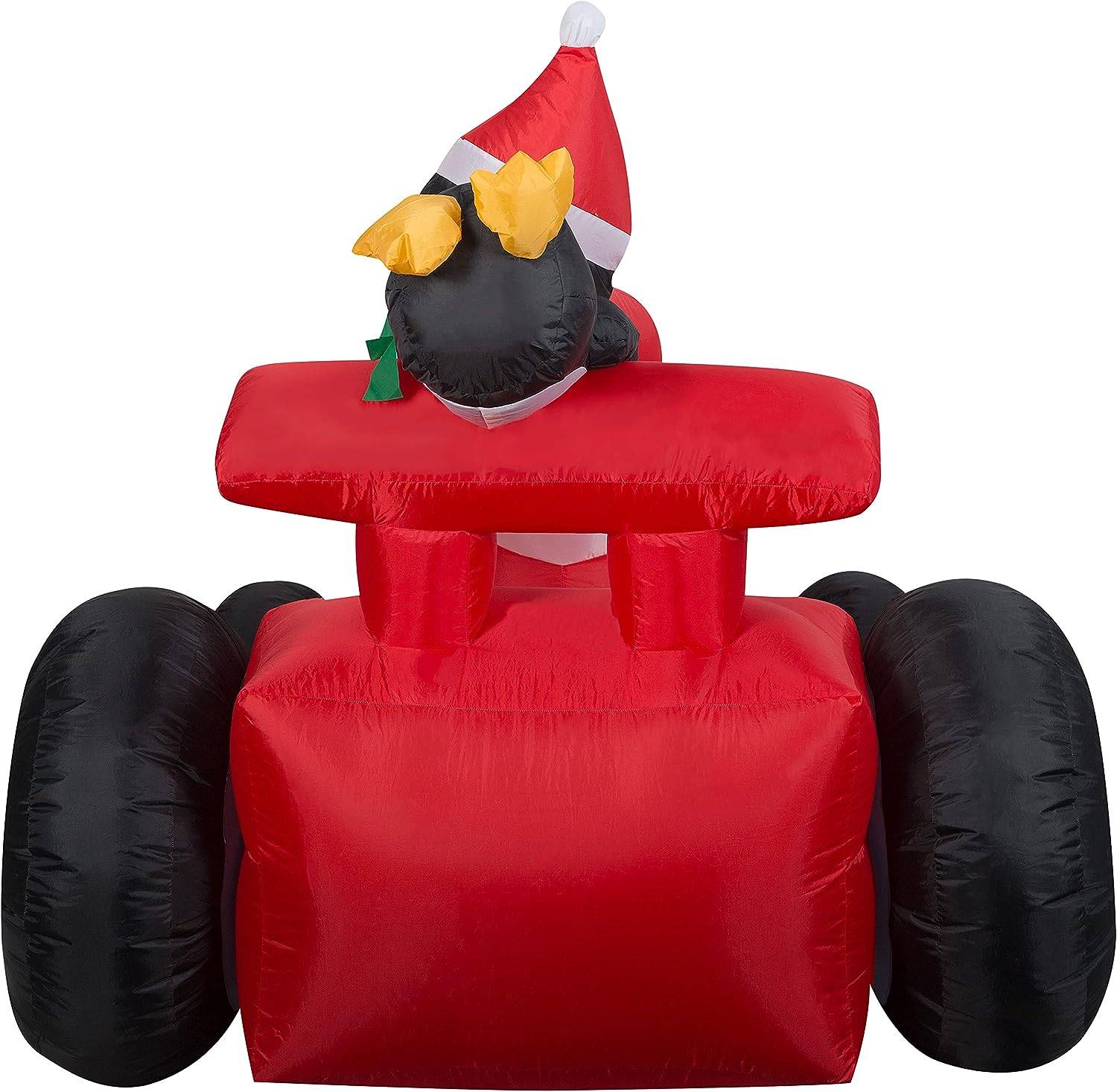 Christmas Inflatable Santa's Racecar with Penguins 5