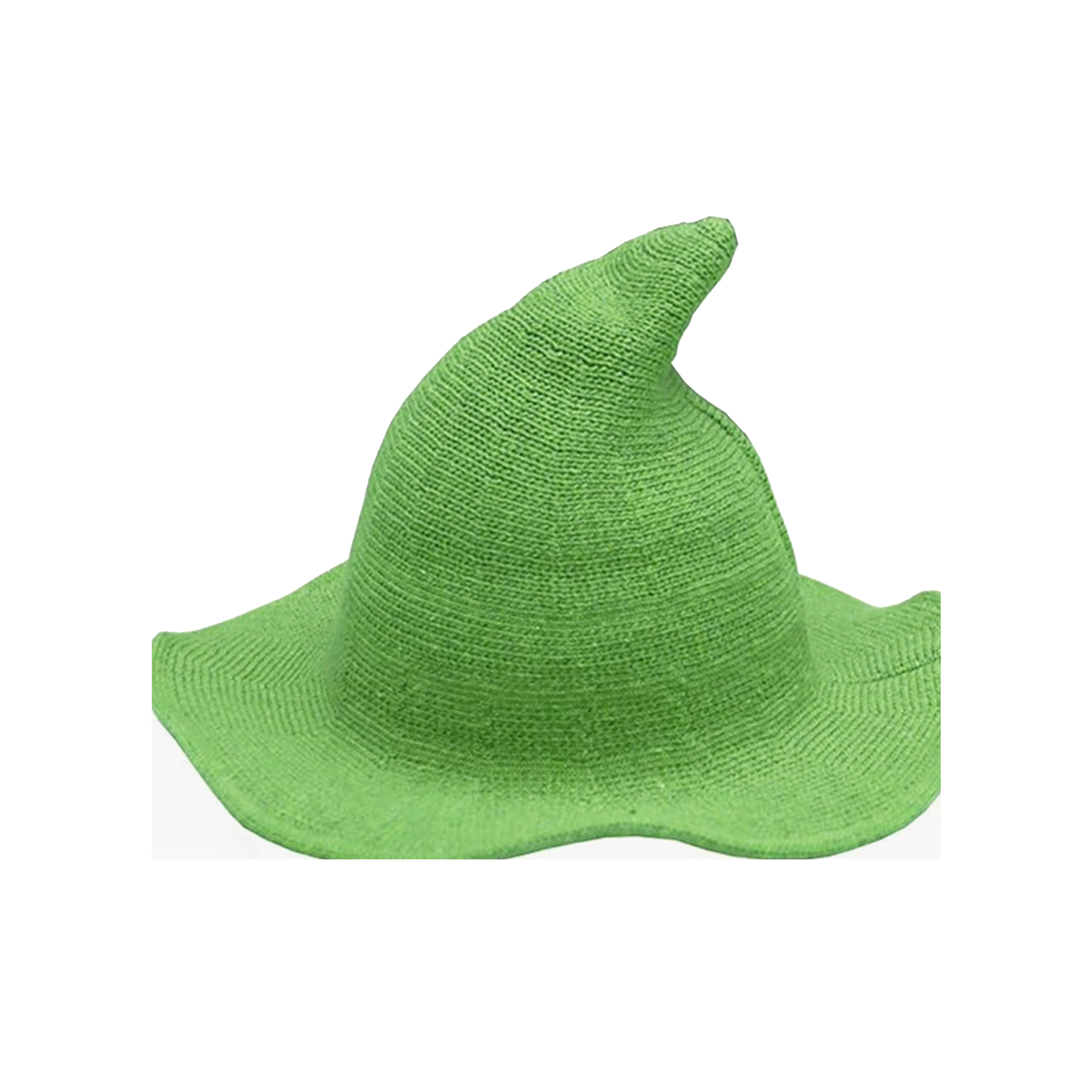 Foldable Wool Blend Witch Hat With Wide Brim 13