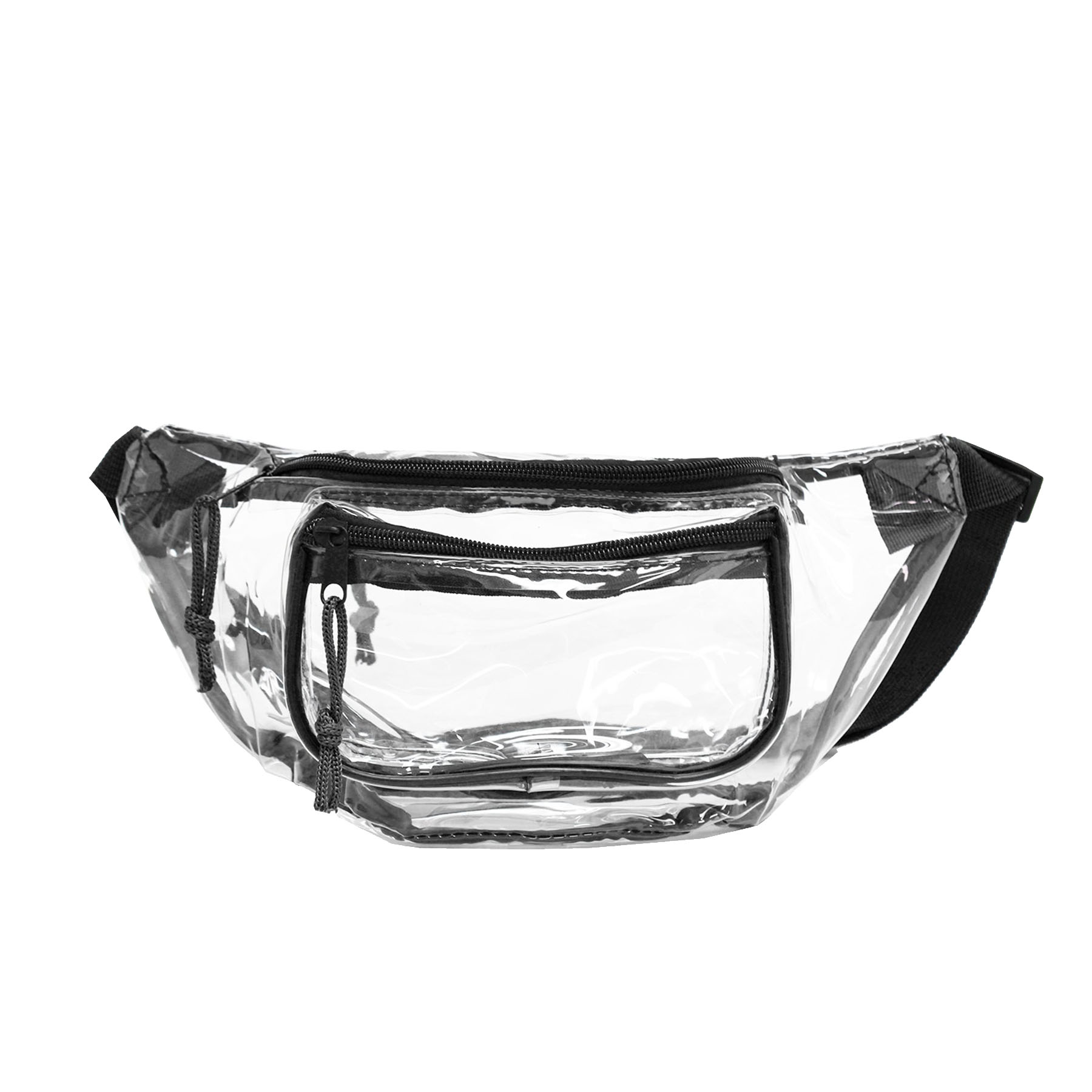 3 zipper Clear Multi Pockets Fanny Pack 8