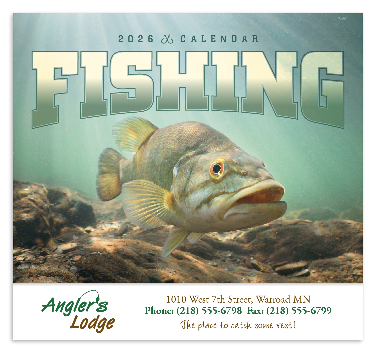 Good Value™ Fishing - Stapled Calendar 50