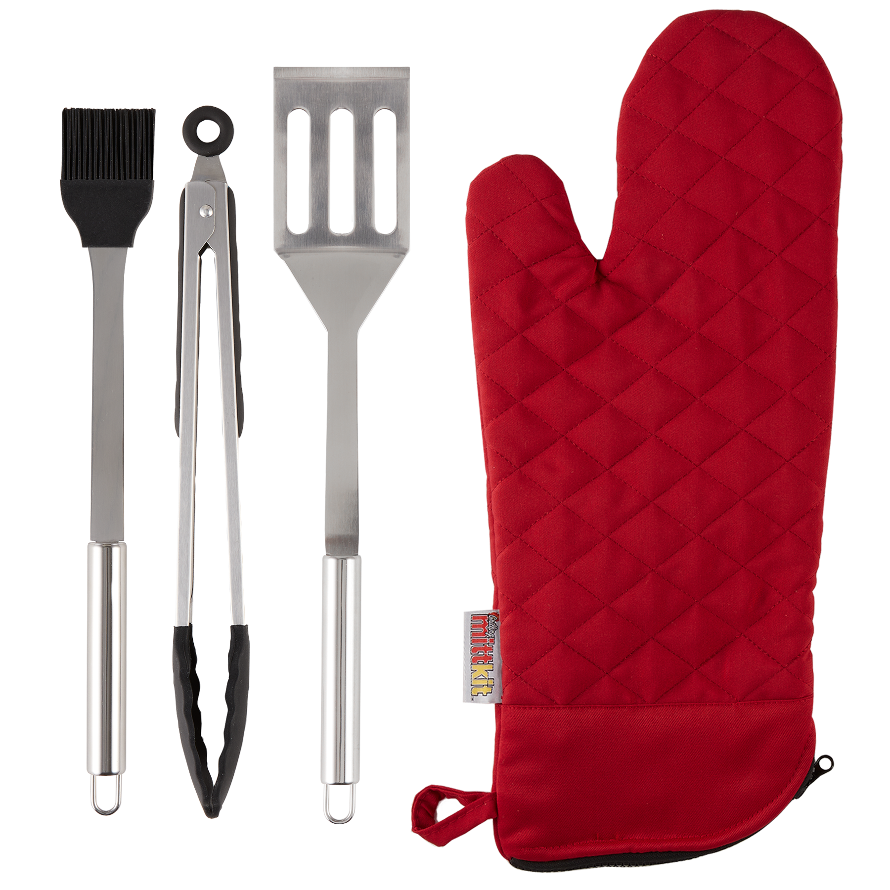 BBQ Grilling Mitt Kit 4