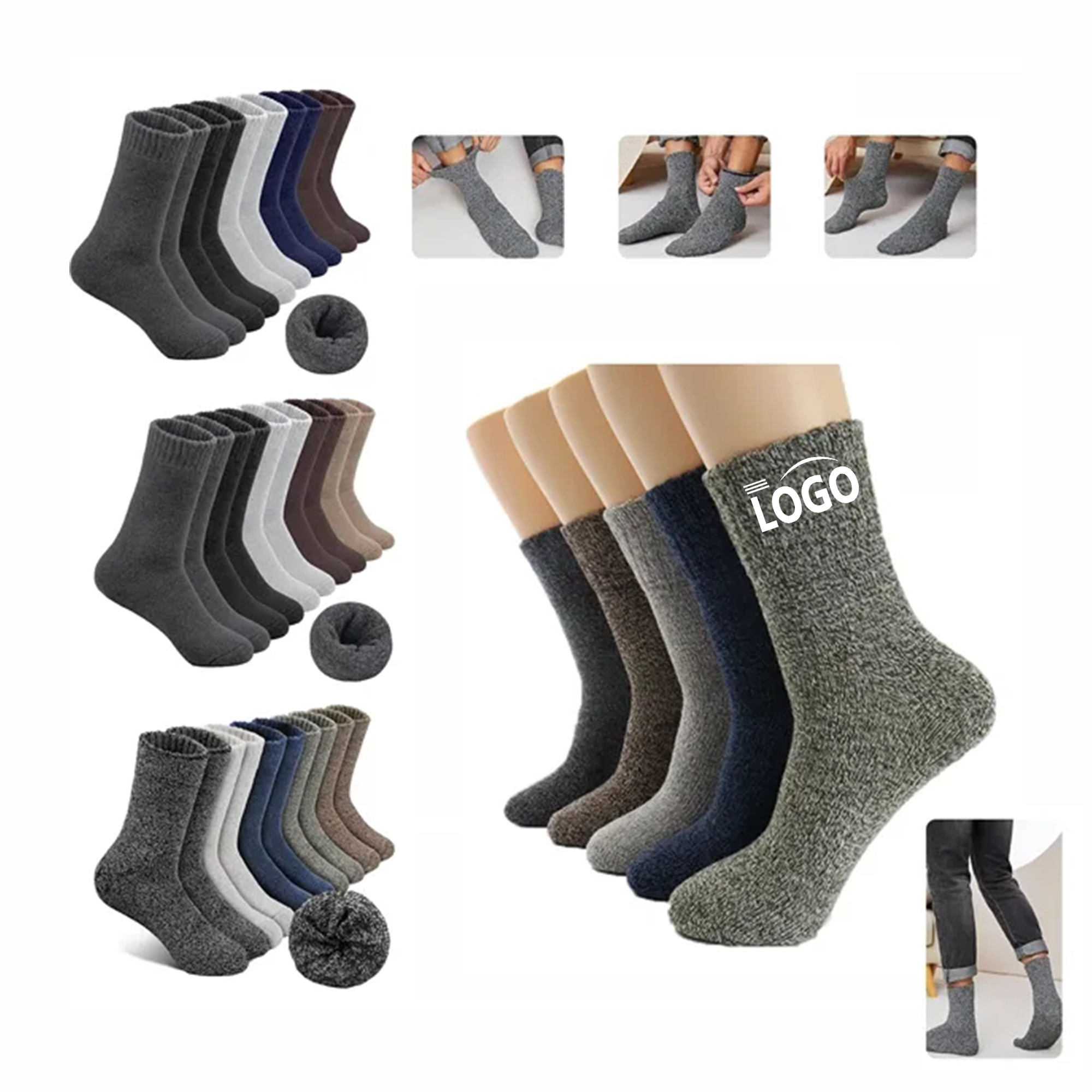 Winter Socks MOQ 10pcs 3