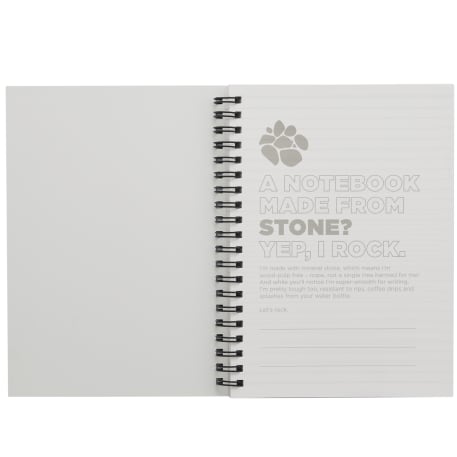 5” x 7” Mineral Stone Field Spiral  Notebook 41