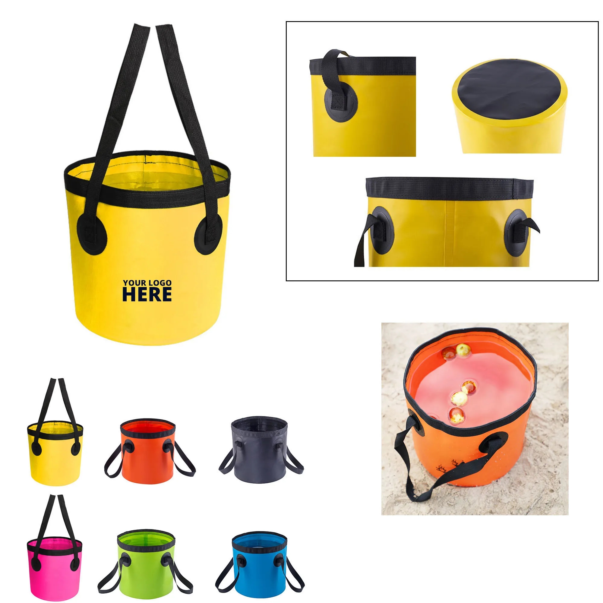 Portable Folding Fishing Bucket 5