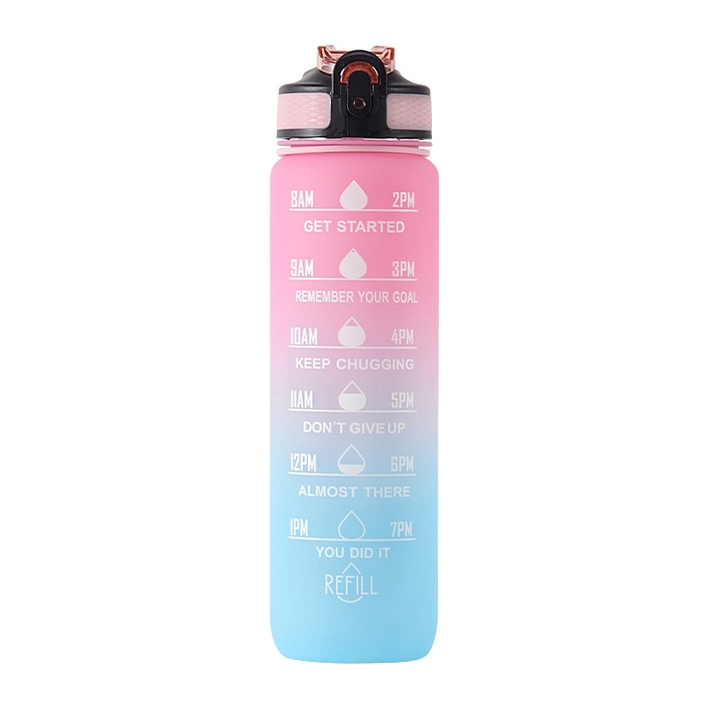 Custom 34 oz PC Material Frosted Water Bottle 1