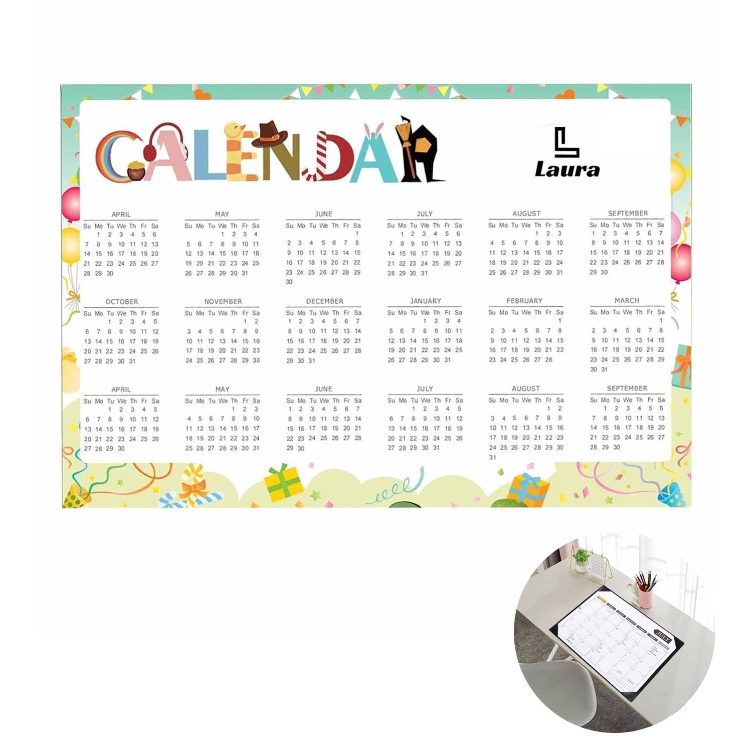 PVC transparent personalized table mat 6