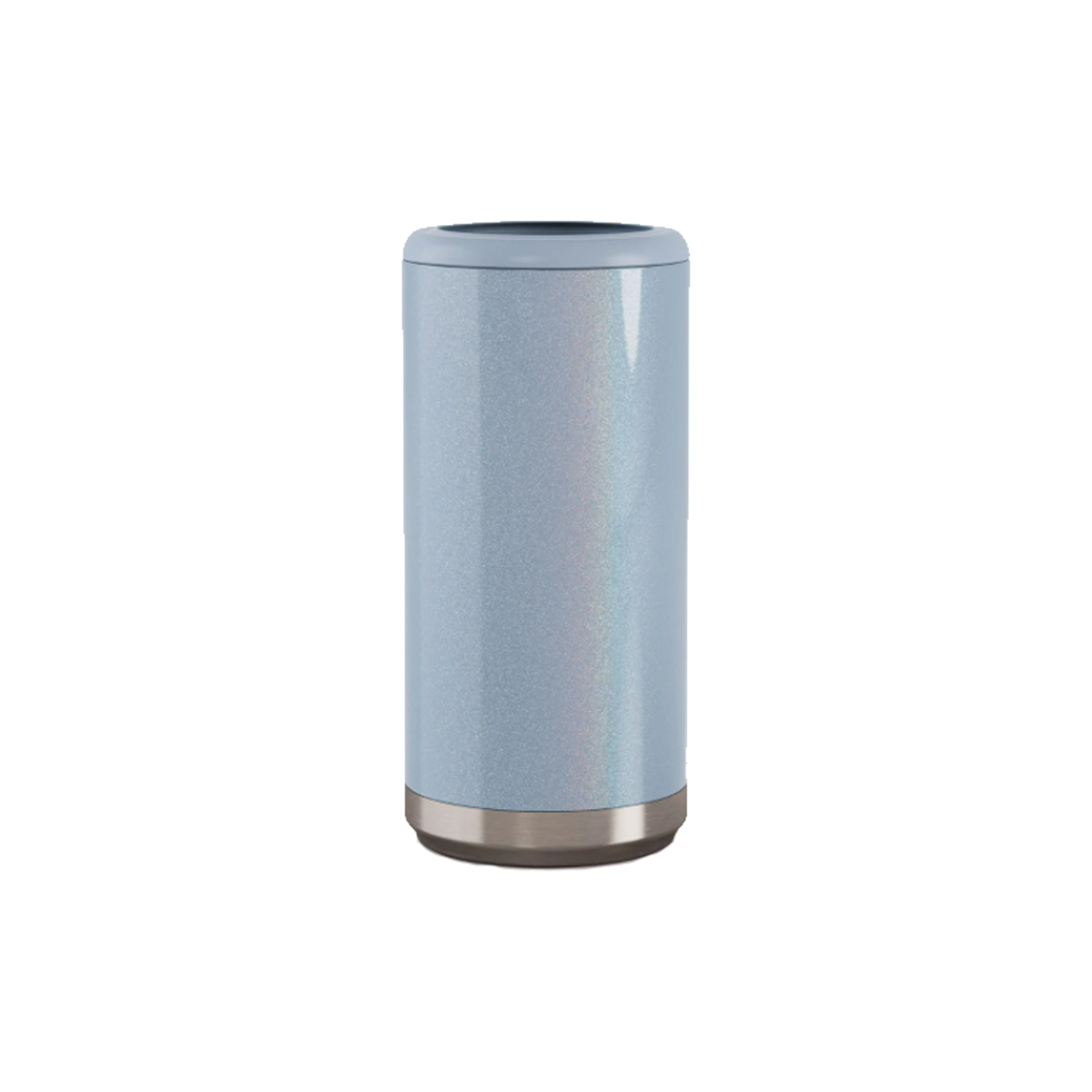 12 Oz. Dusty Blue Stainless Steel Skinny Can Cooler 2