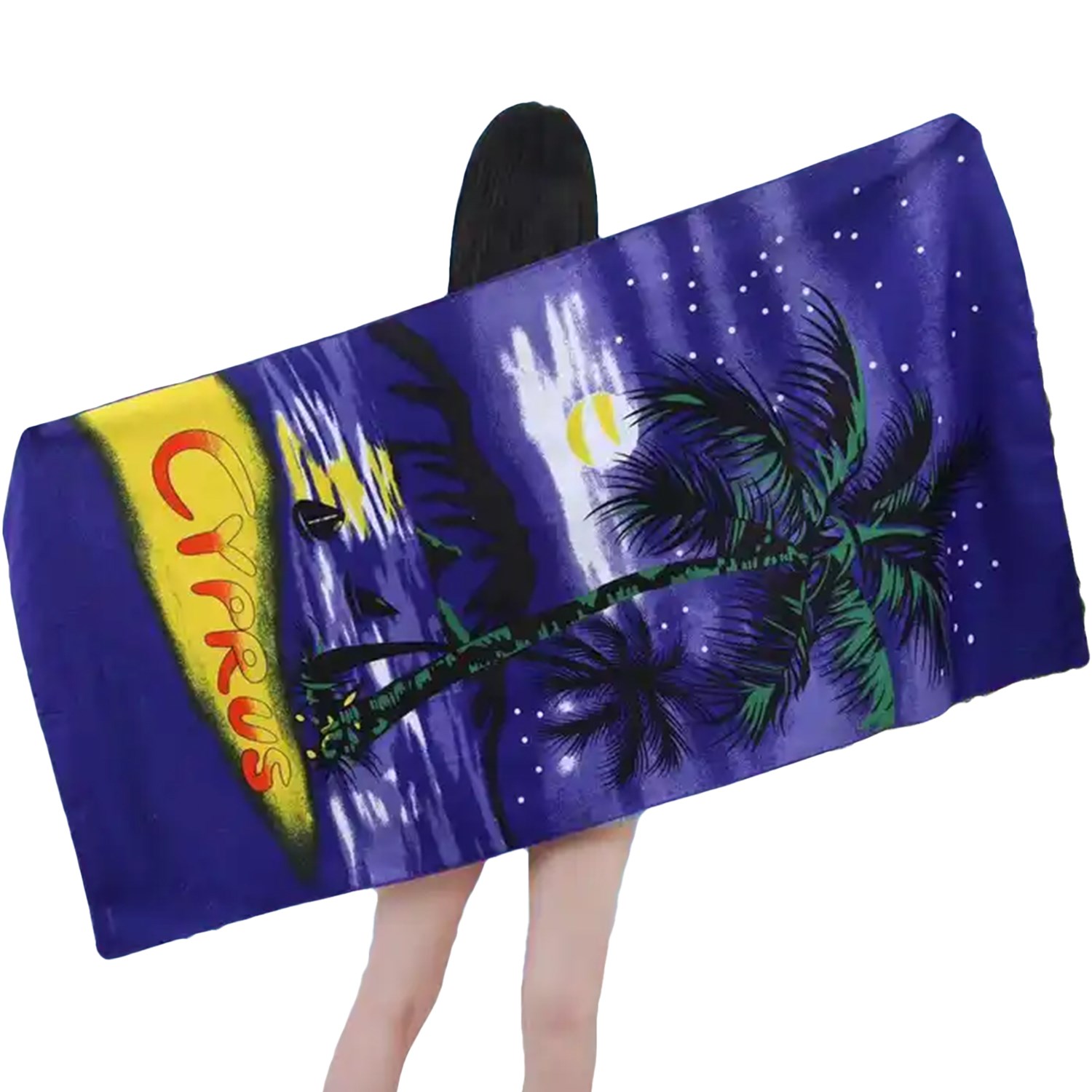 30″ X 60″ Sublimated Silk Touch Velour Beach Towel 4