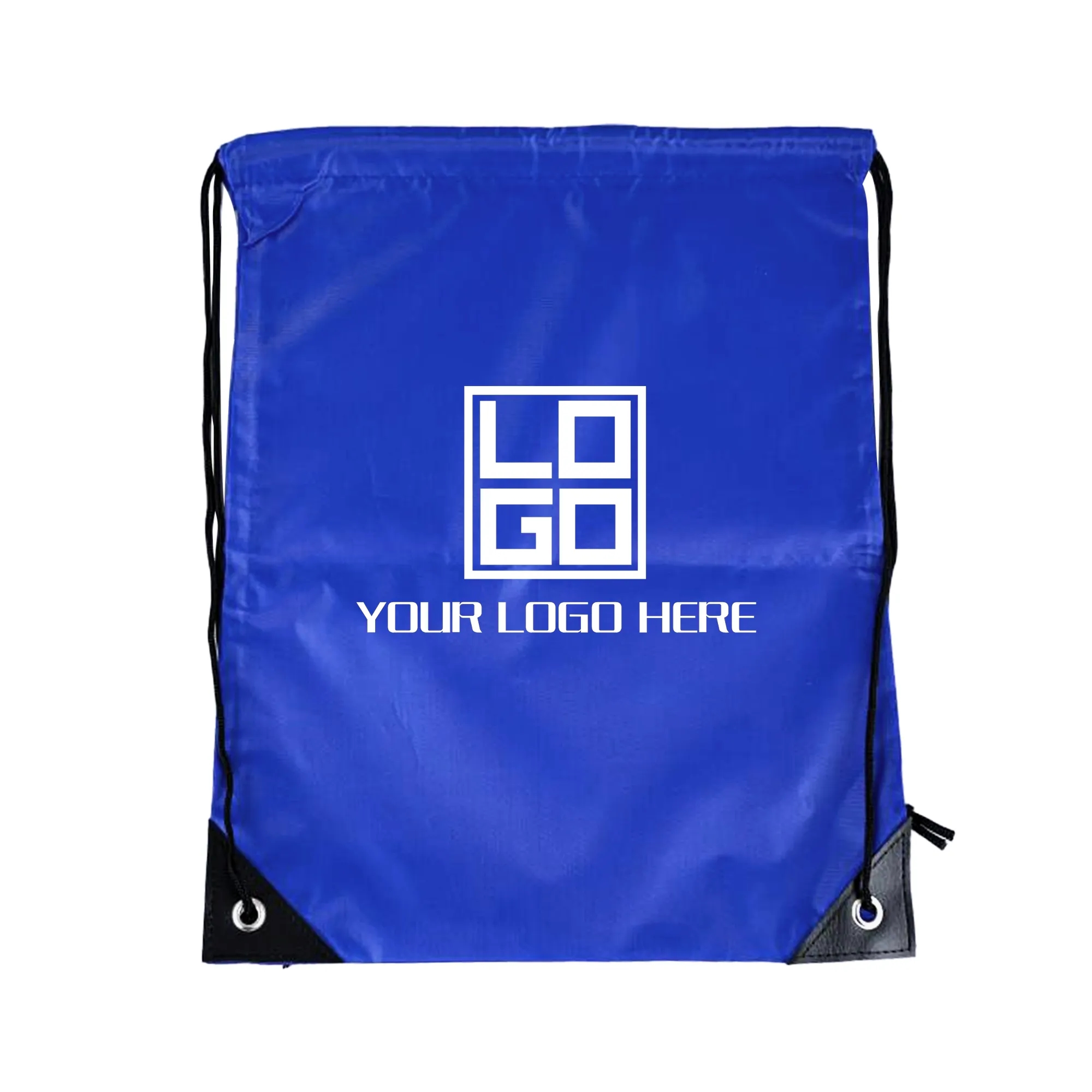 Custom 210D Polyester Drawstring Backpack Cinch Bag 2