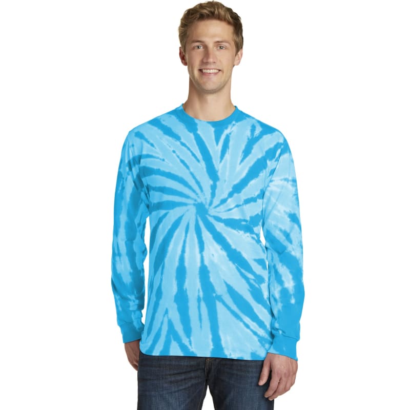 Port & Company Tie-Dye Long Sleeve Tee. 21