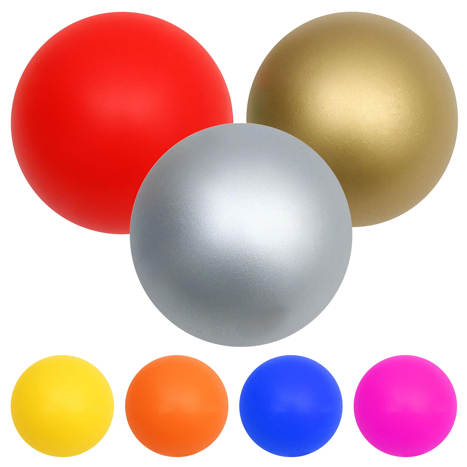 Round PU Stress Relievers Balls 2
