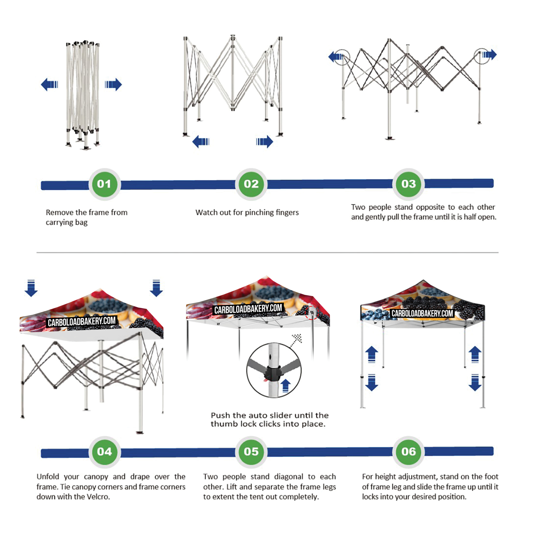 DisplaySplash 10' x 10' Tent Top & Frame 6
