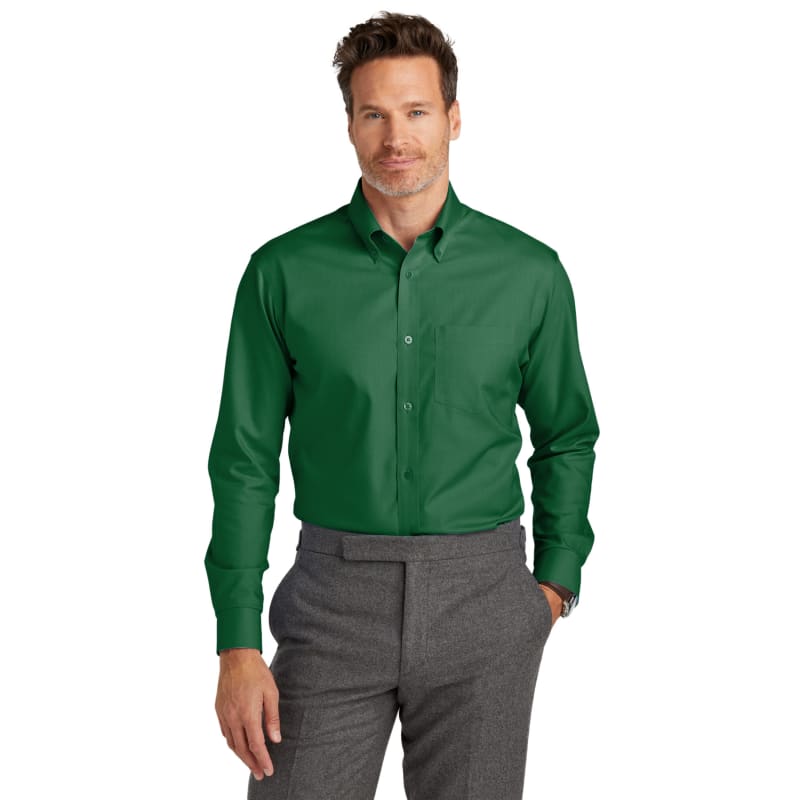 Brooks Brothers Wrinkle-Free Stretch Nailhead Shirt 18