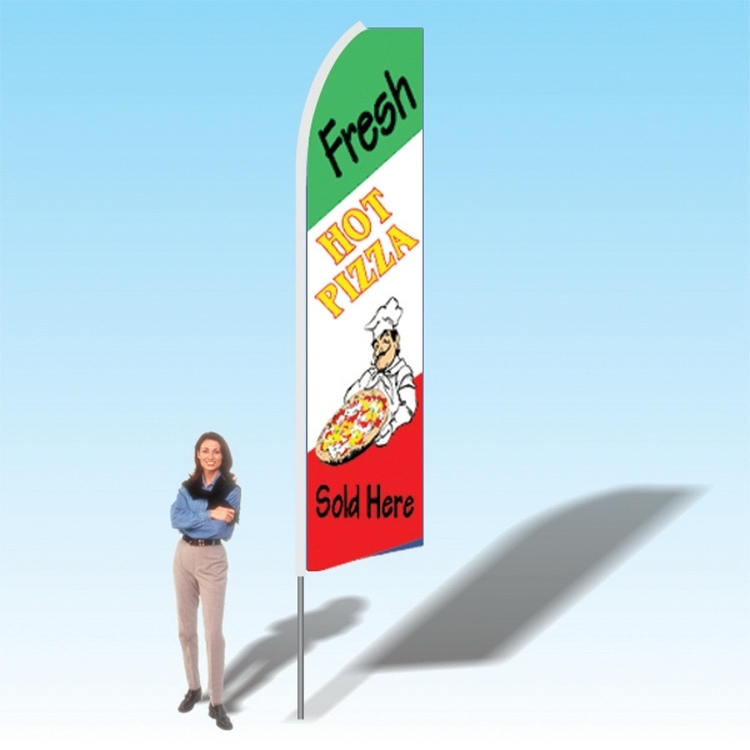15FT Fresh Hot Pizza Advertising Banner Flag 1