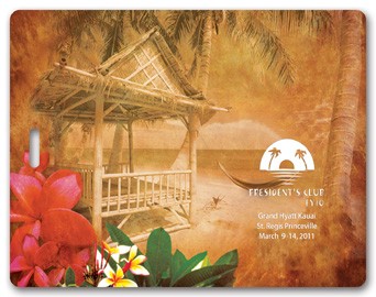 Full Color Write On Tag (Square 3.5"x4.5")