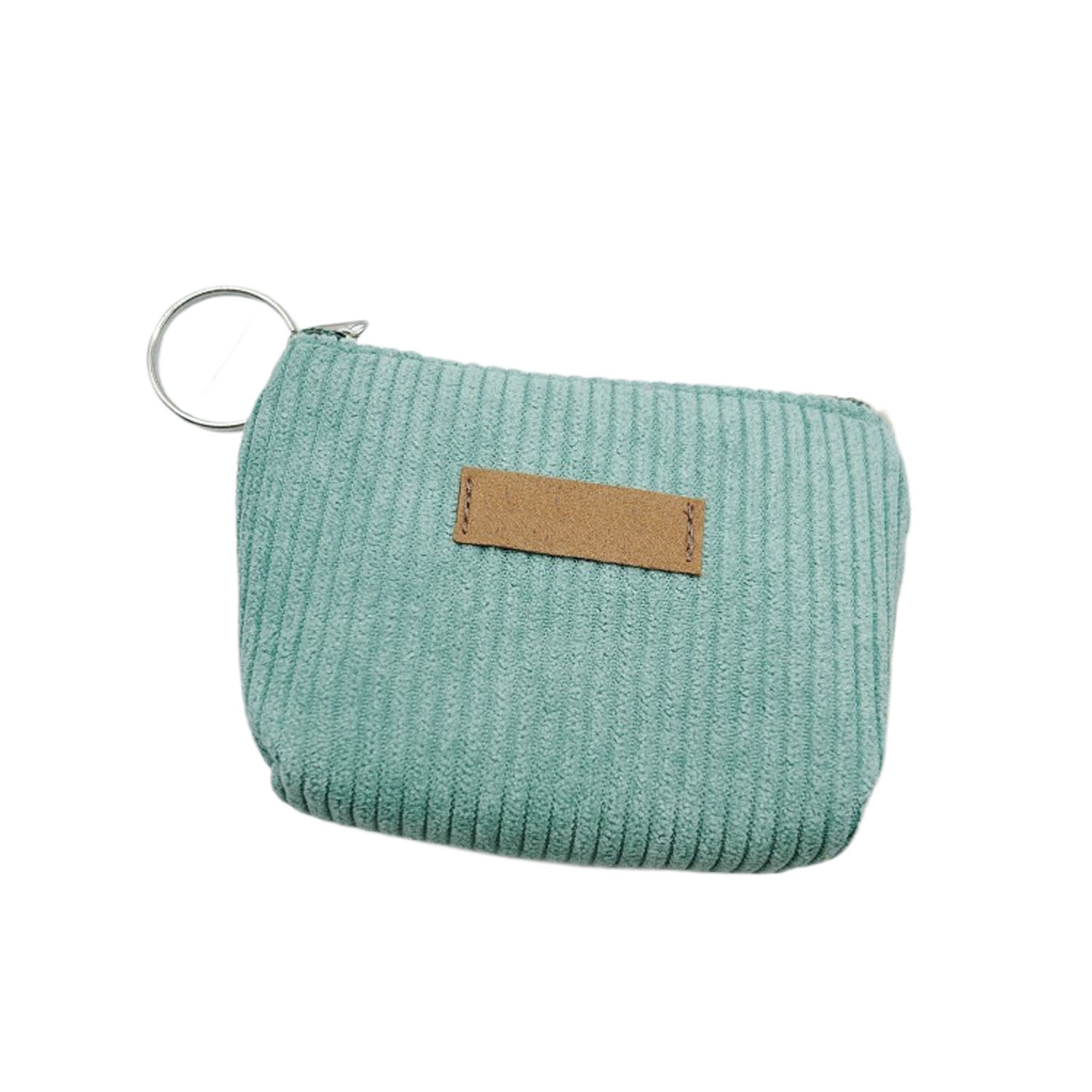 Compact Durable Hand Held Canvas Wallet w/ Zipper Closure 8