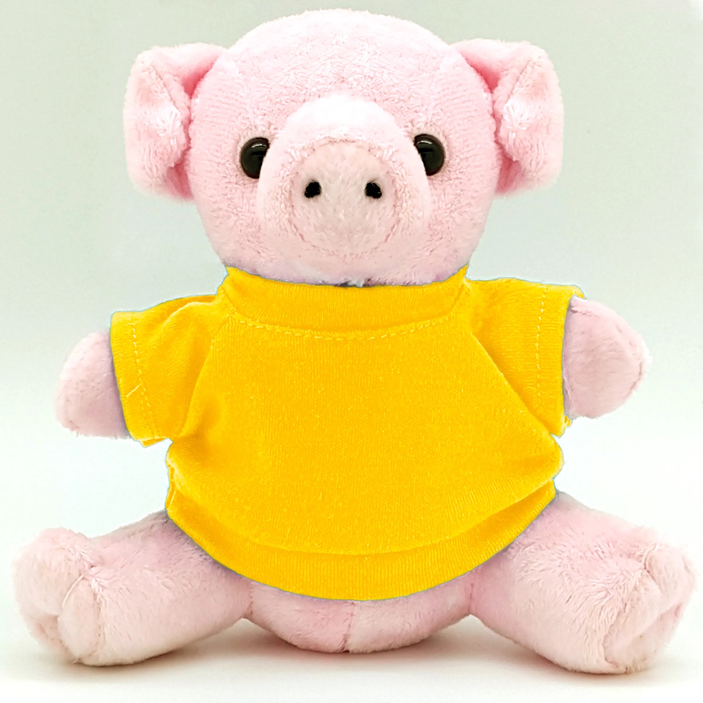 6" Beanie Pig with Embroidered Eyes 8