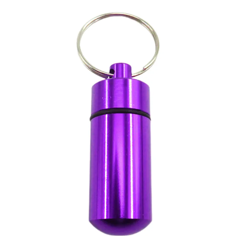 Mini Pill Holder Keychain Container 5