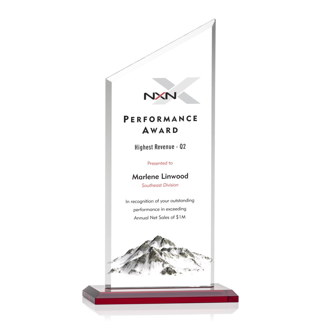Conacher VividPrint™ Award - Red 4