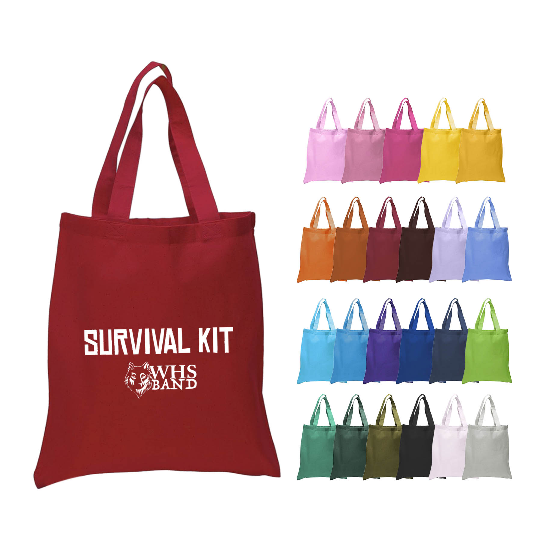 6 oz. 100% Cotton Canvas Tote Bag 27