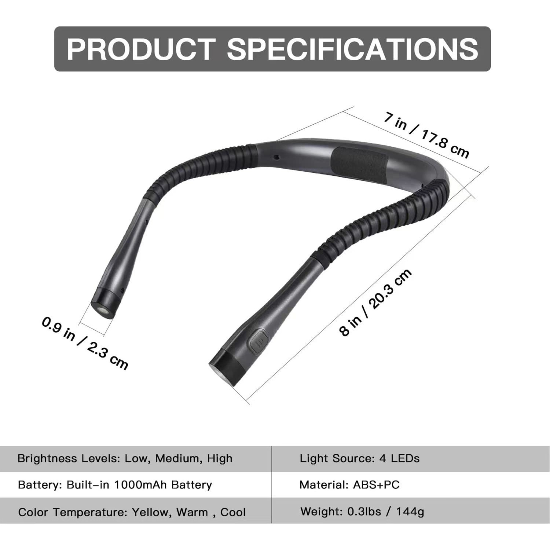 LED Neck Reading Light 3