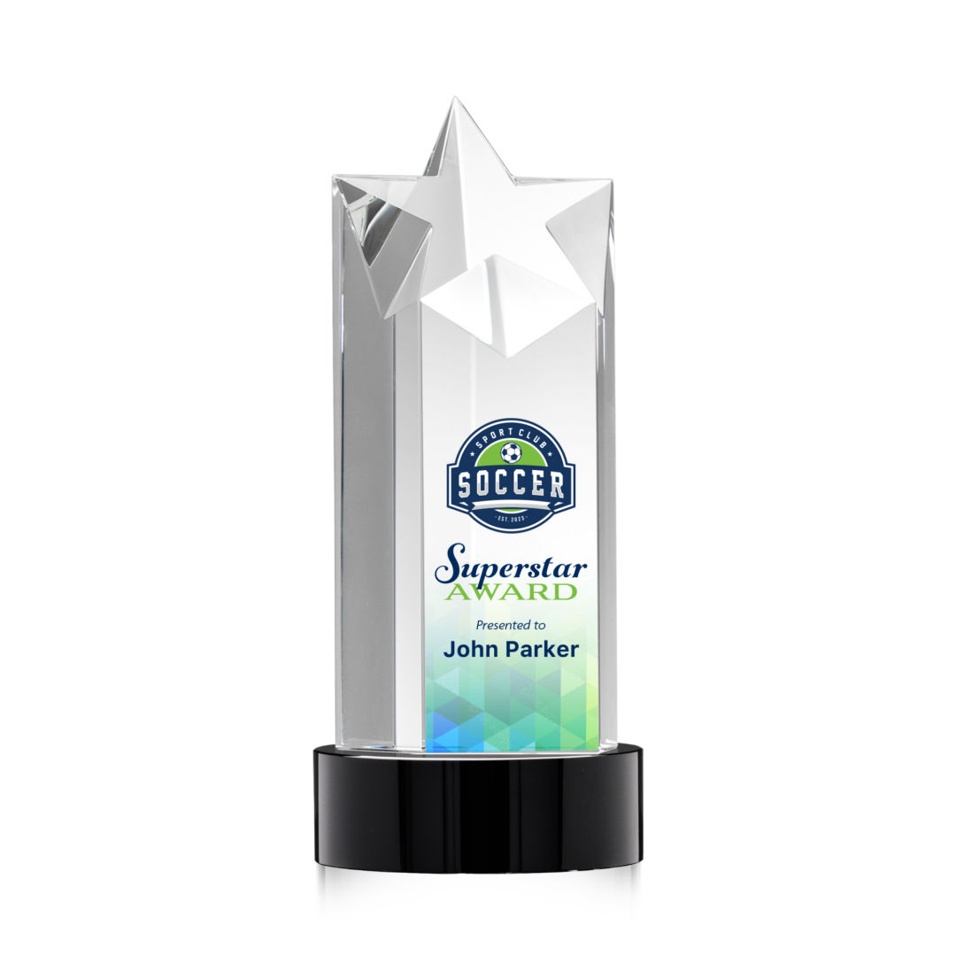 Berkeley VividPrint™ Award on Stanrich Base - Black 9