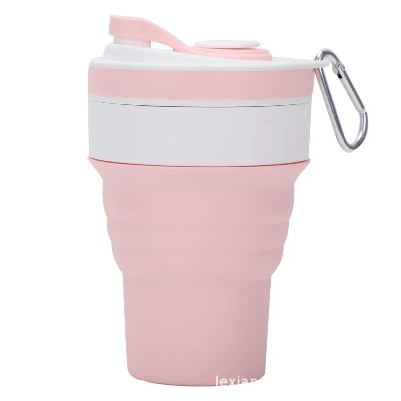 Outdoor travel silicone folding cup 8
