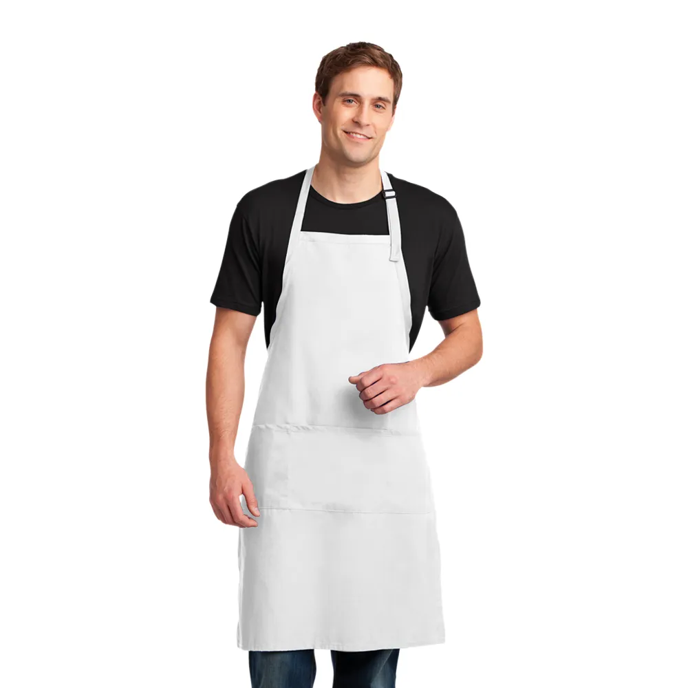 Port Authority EasyCare Extra Long Bib Apron w Stain Release 9