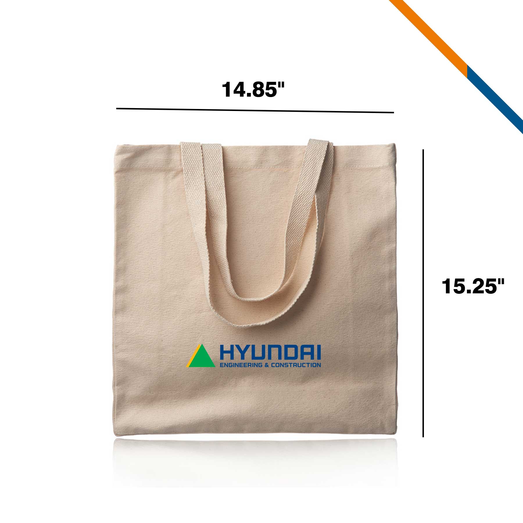 Beth Canvas Tote Bag, custom tote bag with logo imprint 6