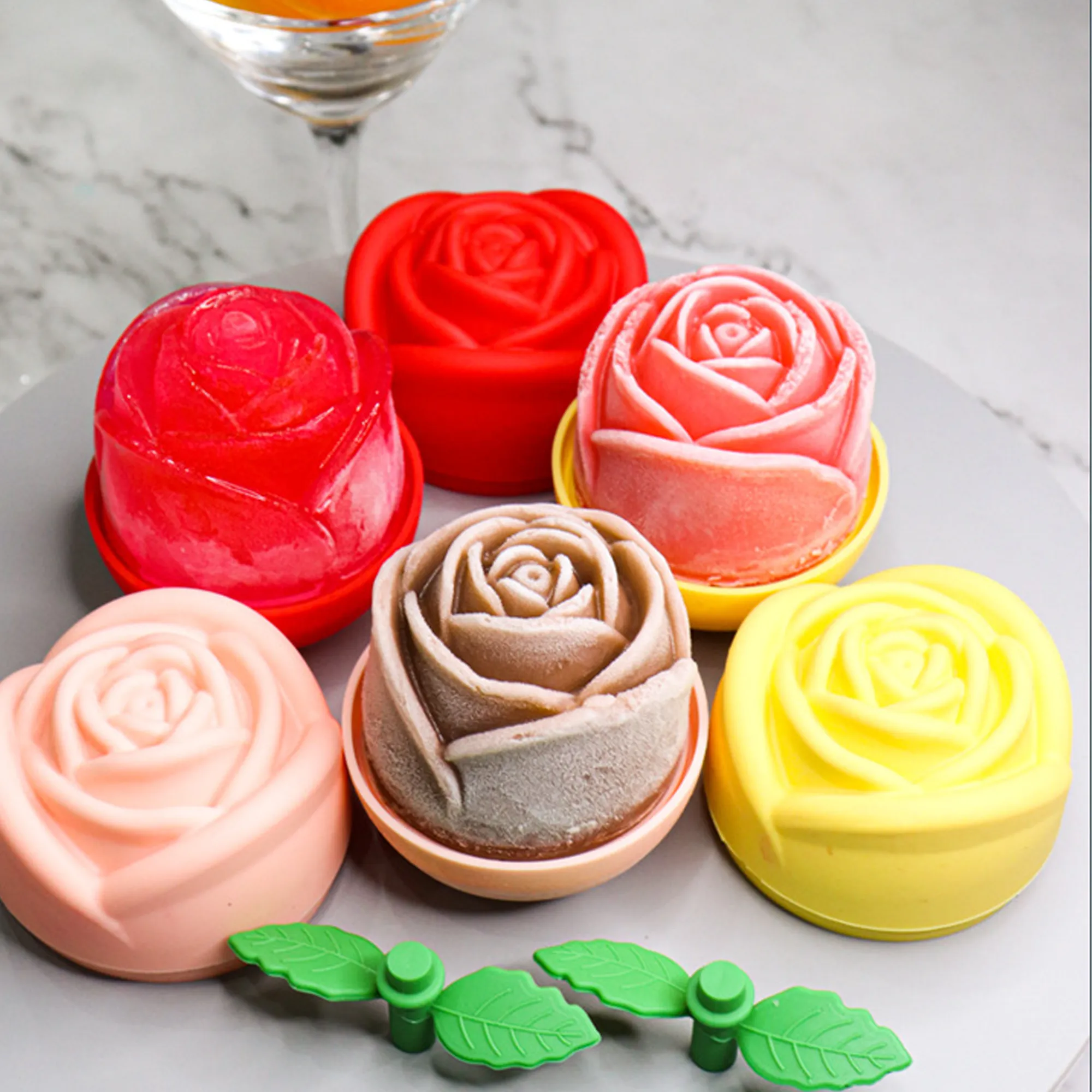 Rose Ice Ball Mold 4