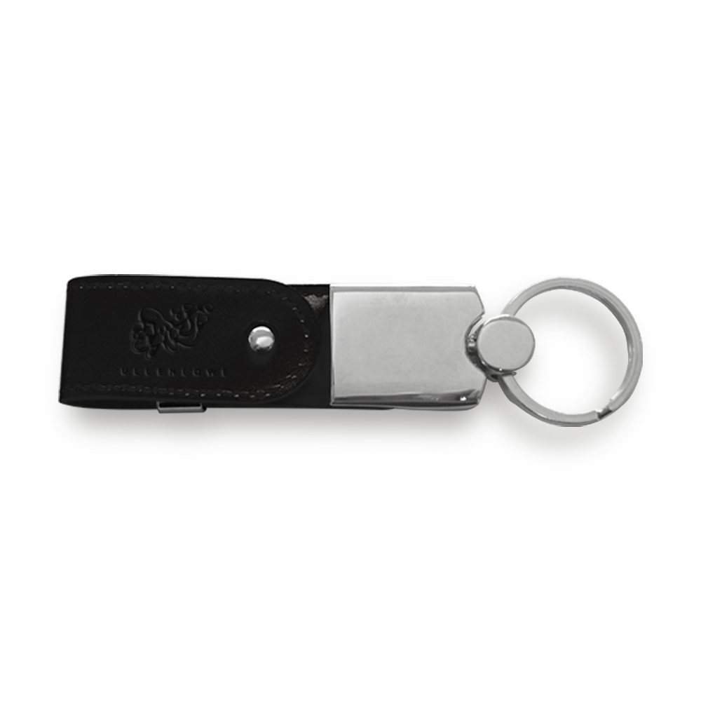 Joliet Leather Swivel USB Key Chain 4
