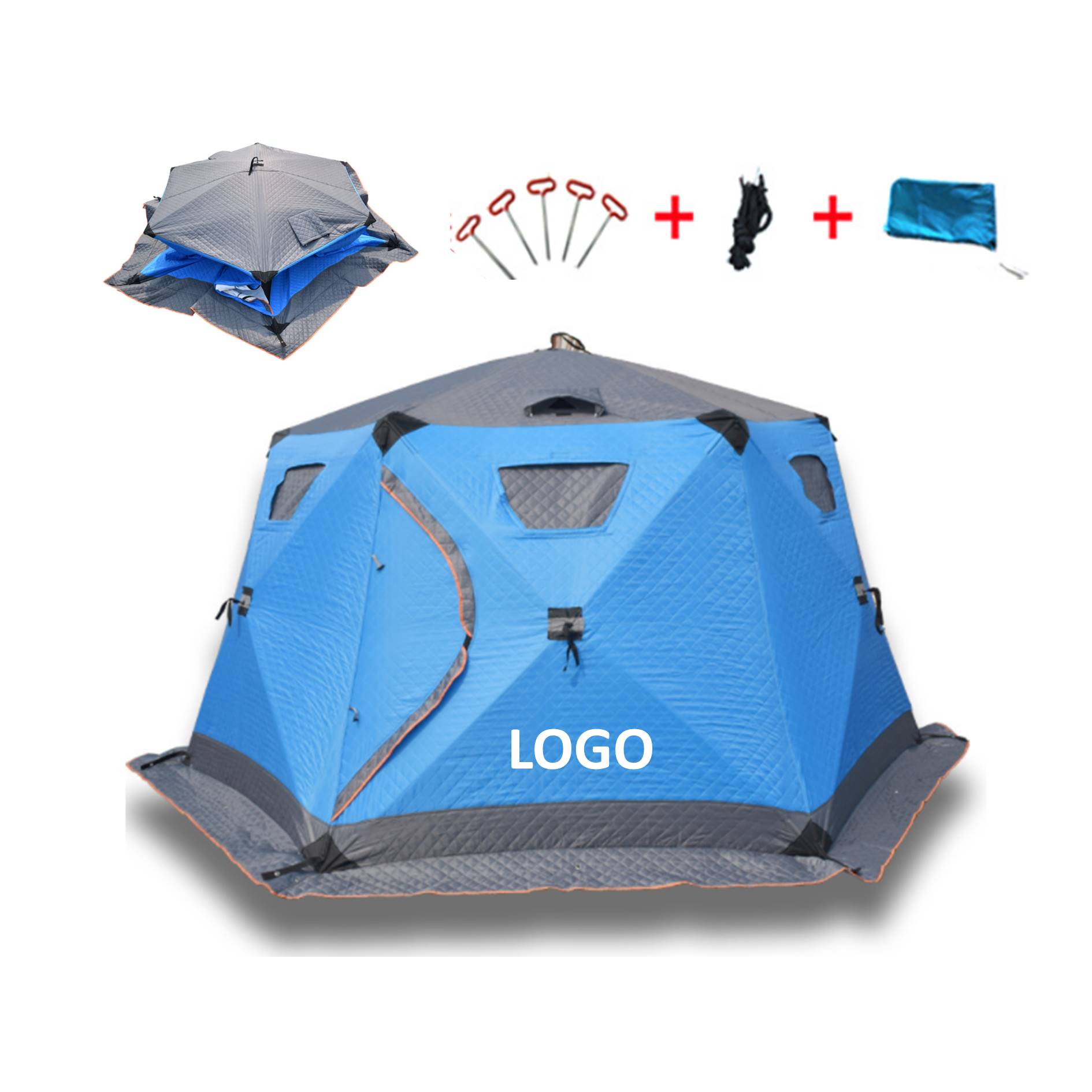 Hexagonal Winter Outdoor Fishing Tent 1